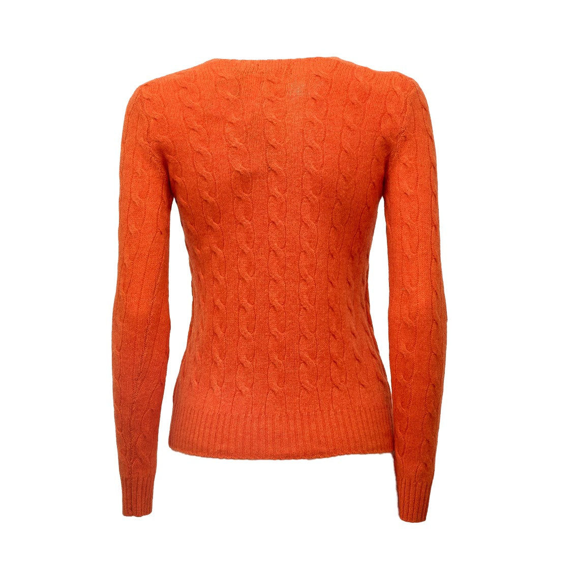 Polo Ralph Lauren Julianna Cable Knit Crewneck Wool Sweater