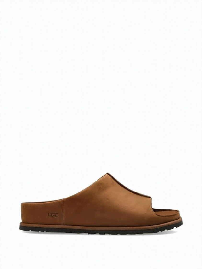 Ugg Open-Toe Nubuck Slip-On Mules With Eva Cushioning
