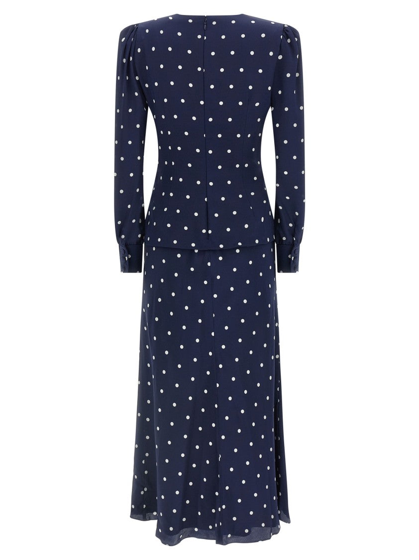 Alessandra Rich Polka Dot Dress