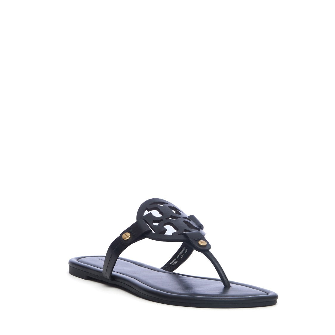 Tory Burch Miller Nappa Leather Flat Sandals
