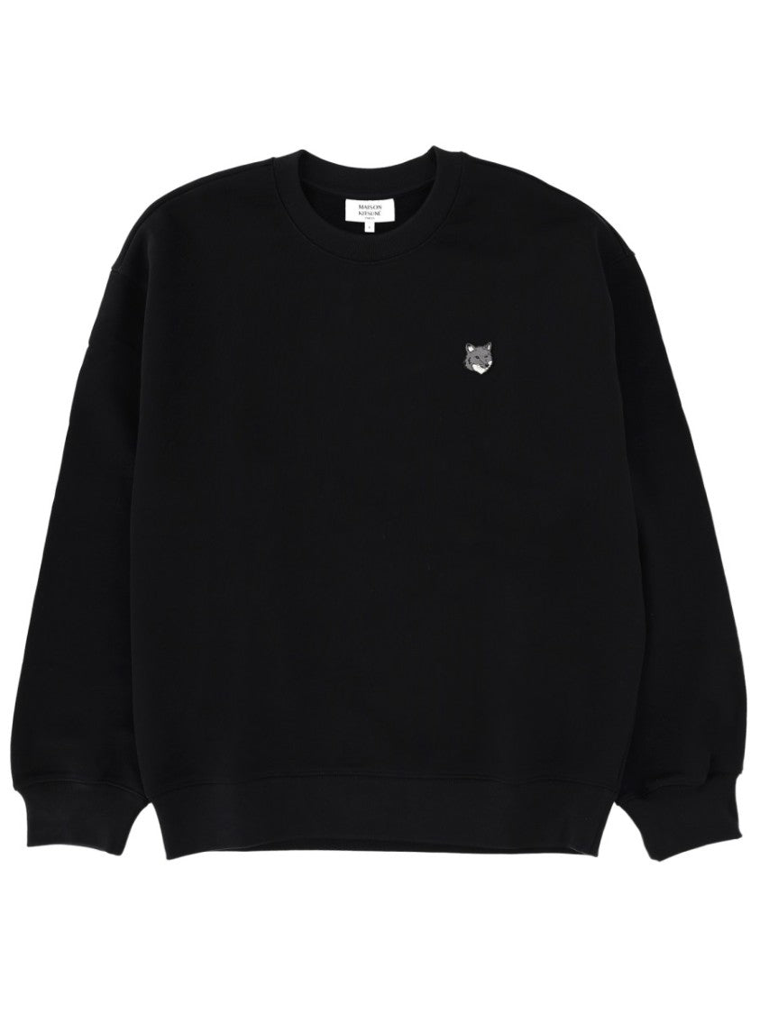 Maison Kitsuné Fox Head Comfort Fit Organic Cotton Sweatshirt