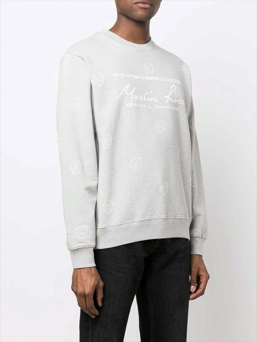 Martine Rose Relaxed Fit Grey Sweatshirt