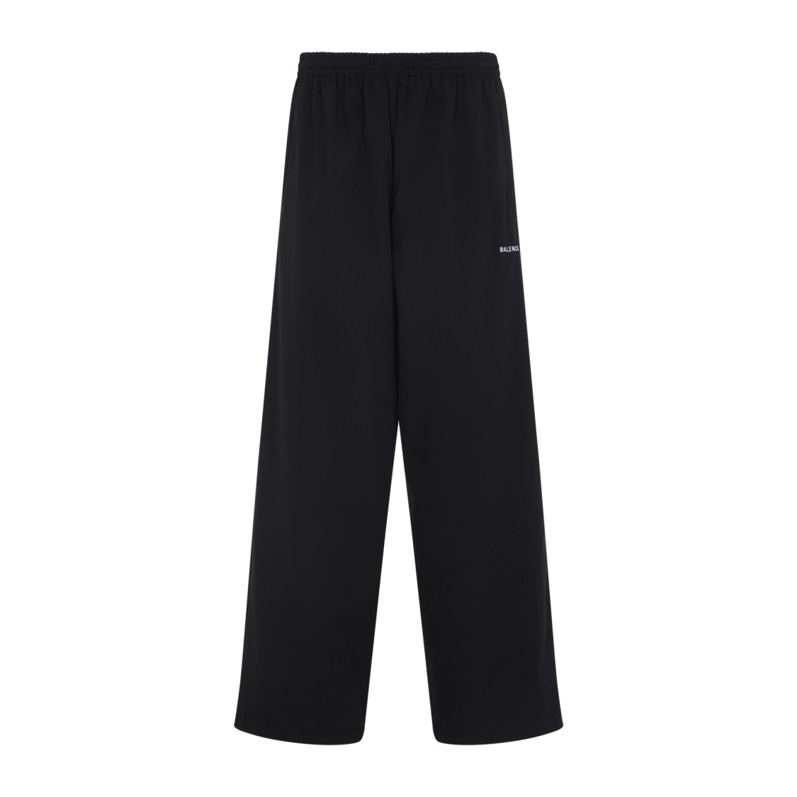 Balenciaga Relaxed Fit Black Wide-Leg Trousers