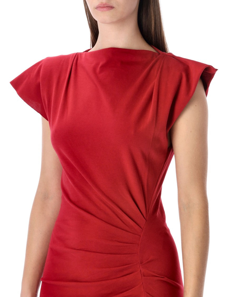 Isabel Marant Étoile Isabel Marant Nadela Cotton Draped Maxi Dress