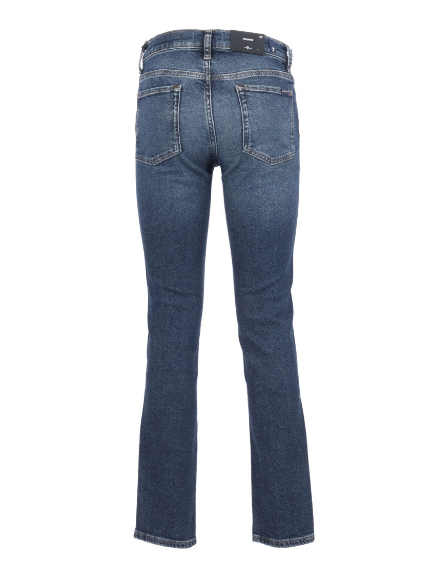 7 For All Mankind Roxanne Cisco Mid-Rise Jeans With Flared Leg