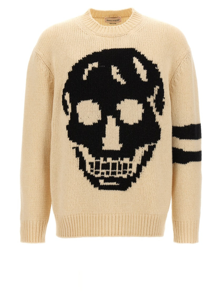 Mcqueen Contrast Intarsia Sweater