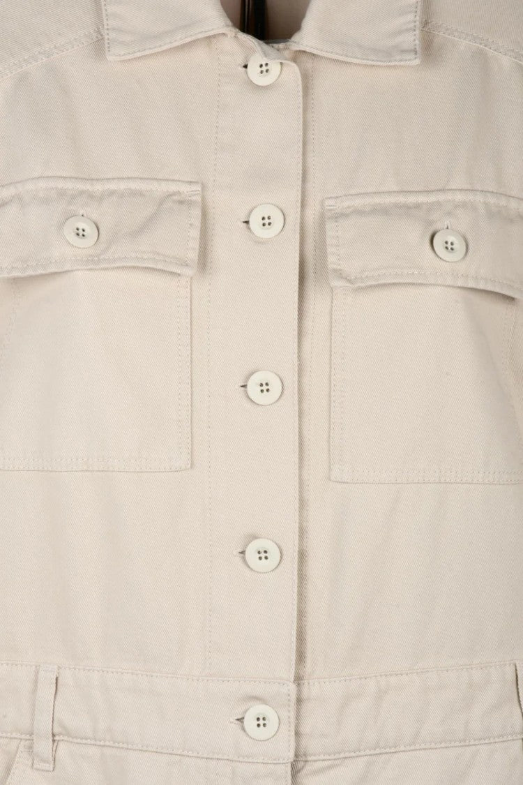Max Mara Denim Jumpsuit - Beige
