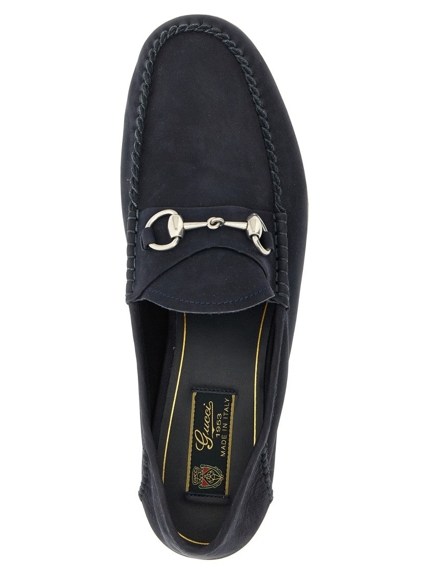 Gucci Suede Loafers With Foldable Heel