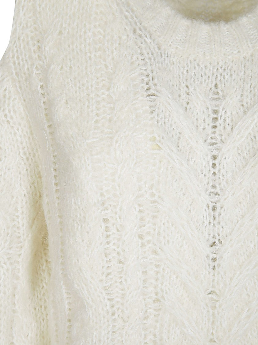 Parosh Textured Cable Knit Gilet