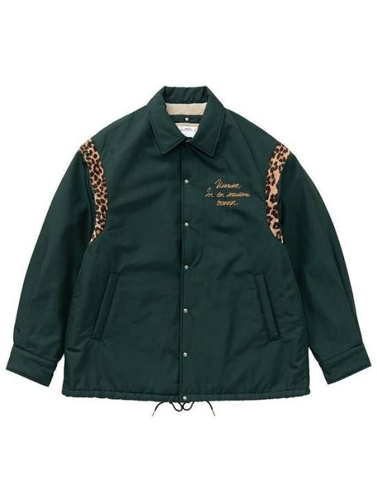 Visvim Leopard Print Accent Jacket With Adjustable Hem