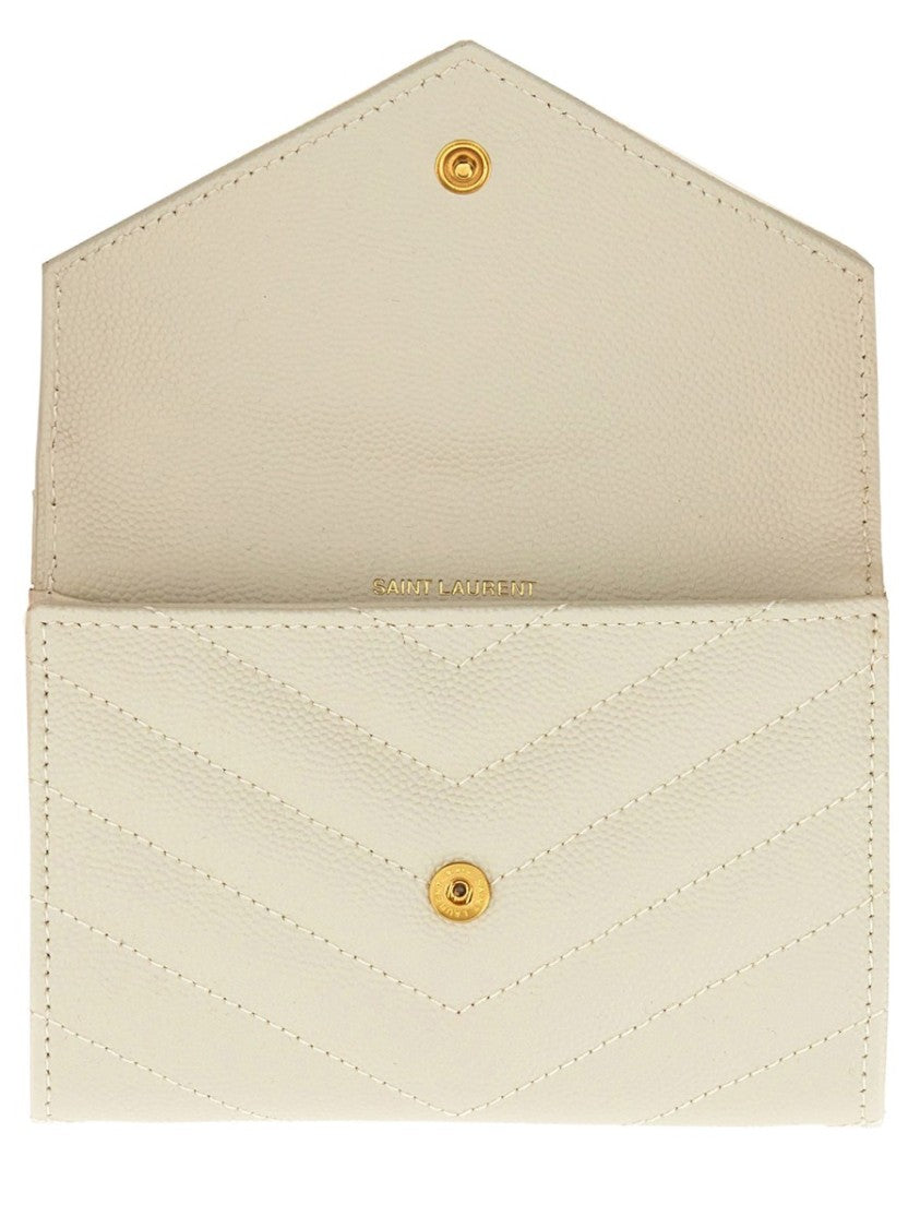 Saint Laurent "Envelope Cassandre" Small Wallet
