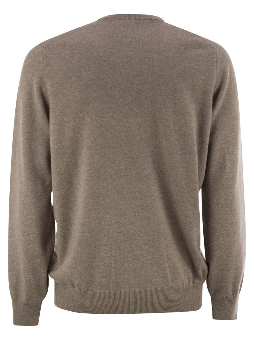 Brunello Cucinelli Pure Cashmere Crew-Neck Sweater