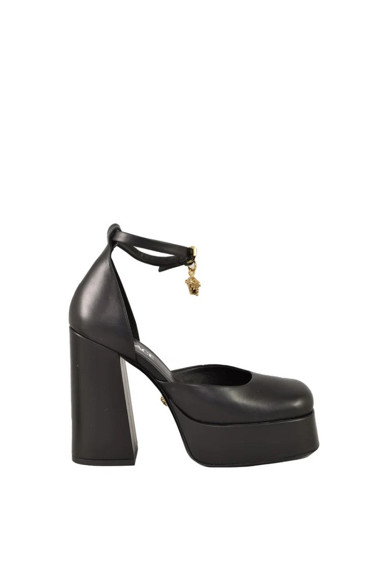 Versace Collection Leather Pumps - Black