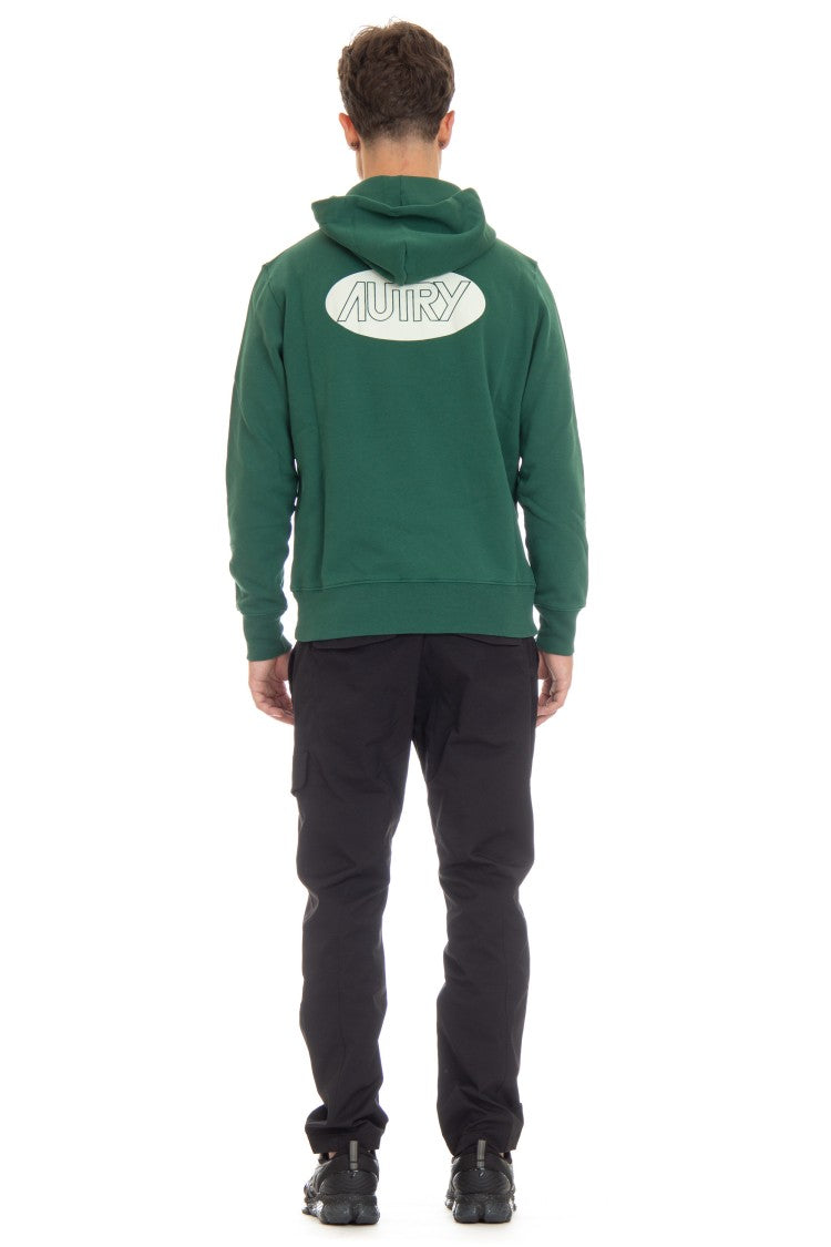 Autry Cotton Hoodie With Logo