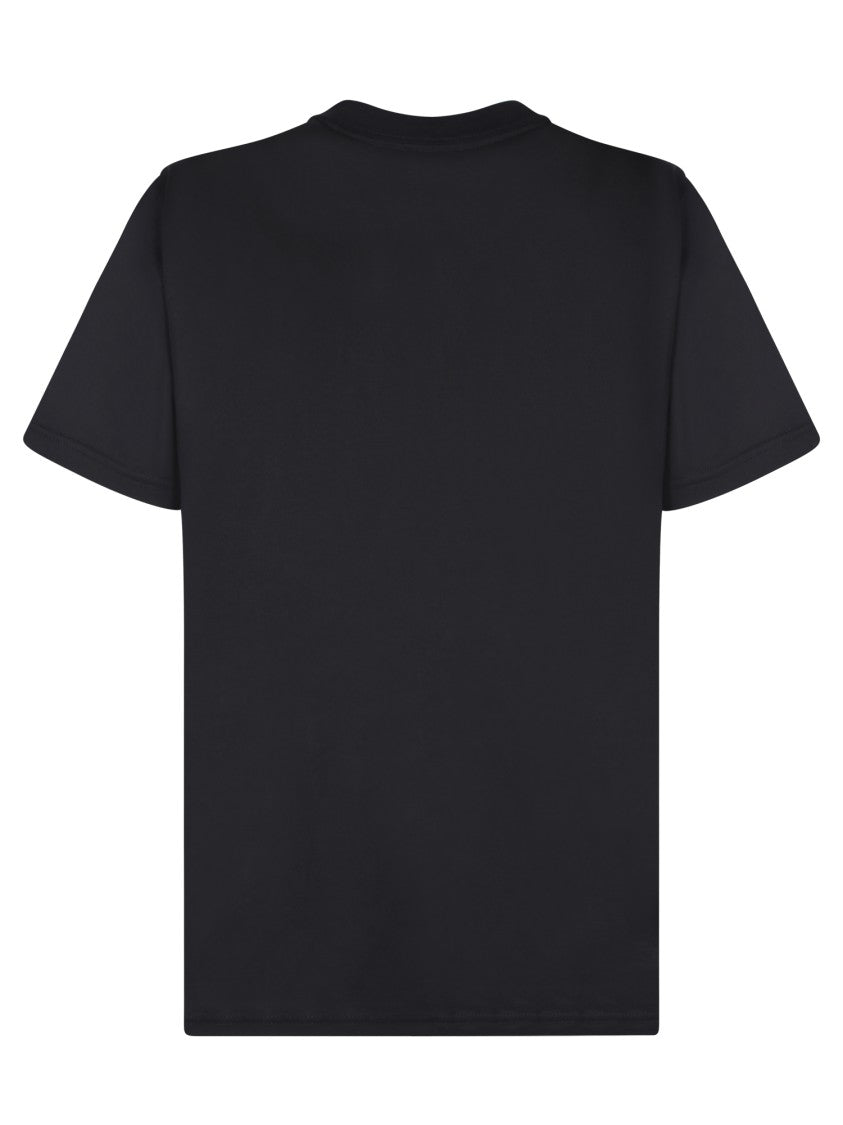 Burberry Black Cotton T-Shirts
