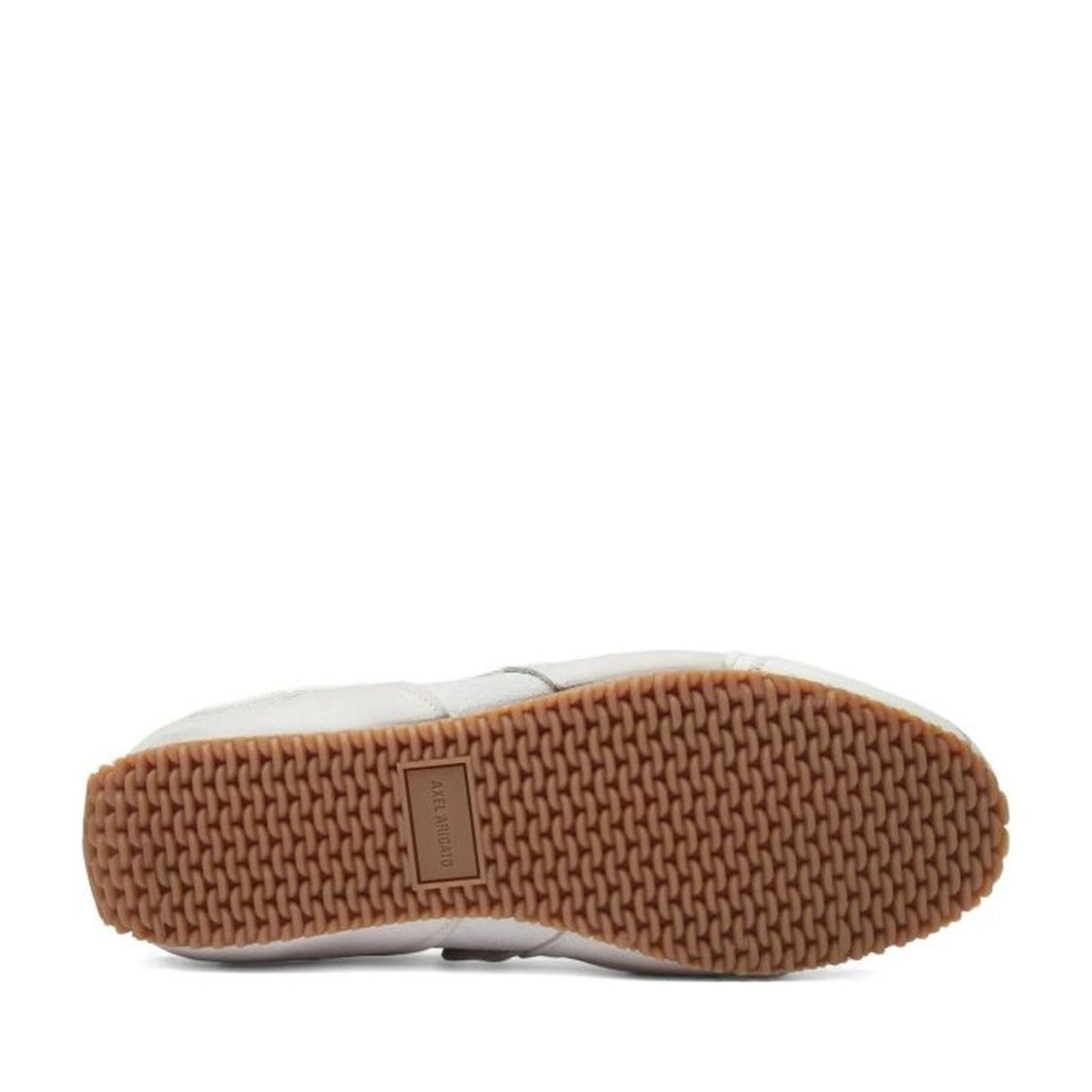 Axel Arigato White Slow Runner Low-Profile Nubuck Sneakers