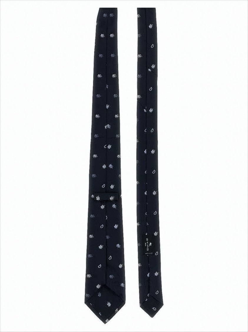 Etro Silk Necktie With Subtle Motifs
