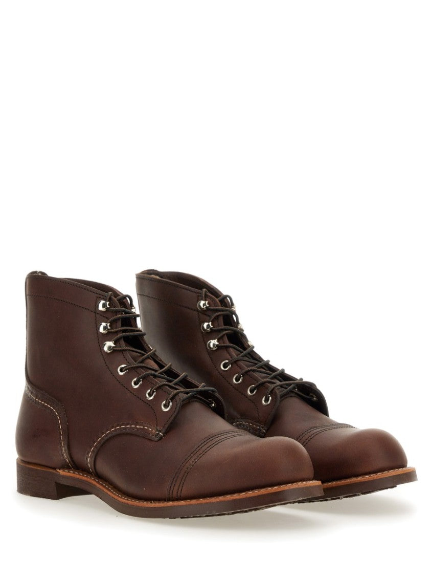 Red Wing Classic Brown Leather Lace-Up Boots