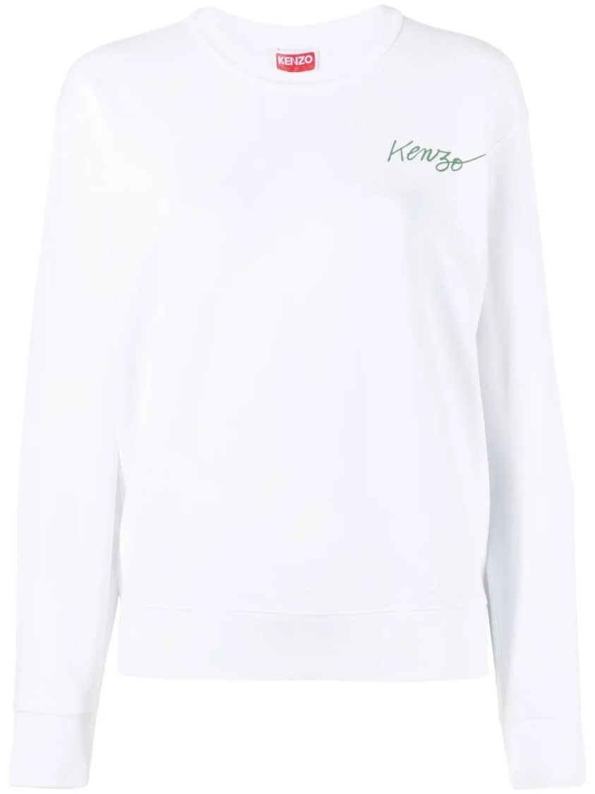 Kenzo Pullover Sweatshirt With Relaxed Fit And Ribbed Details