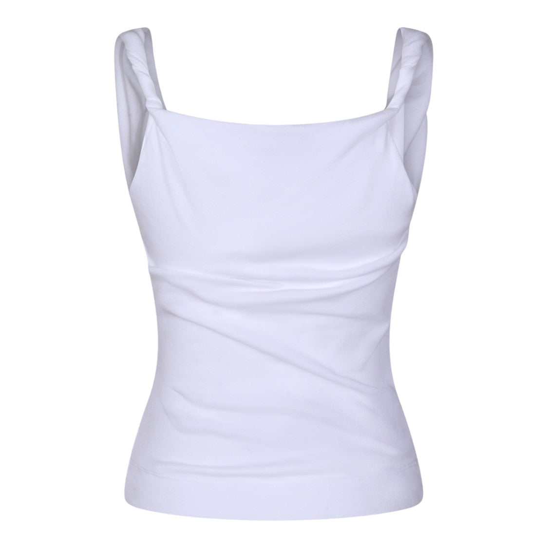 Vivienne Westwood Fitted White Sleeveless Top