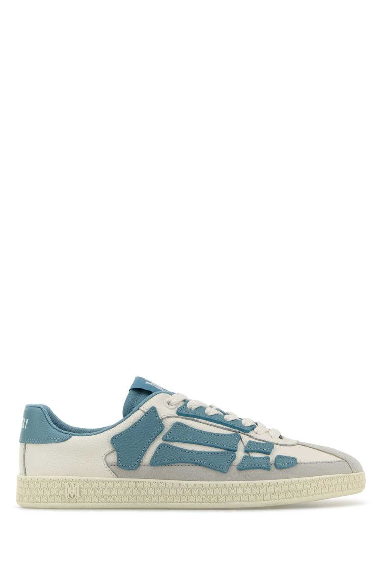 Amiri Multicolor Leather And Suede Pacific Bones Sneakers