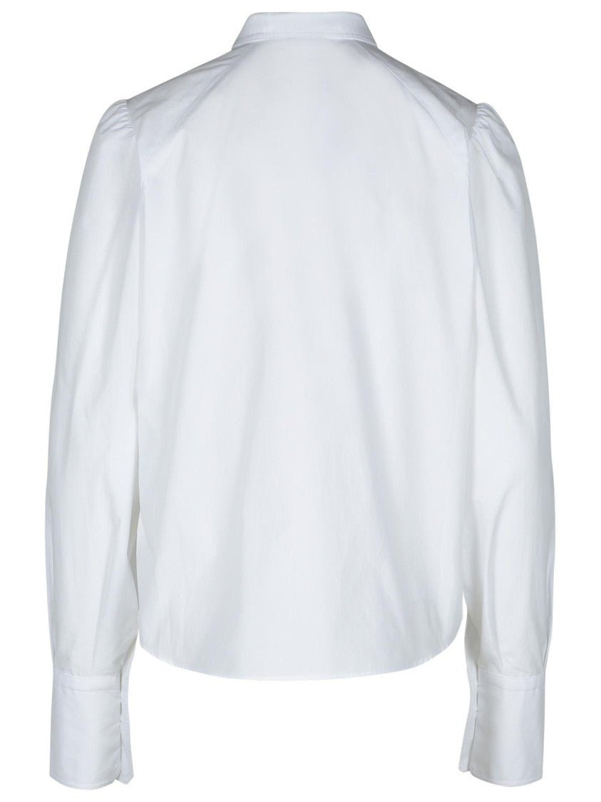 Patou Ascot' White Cotton Blouse