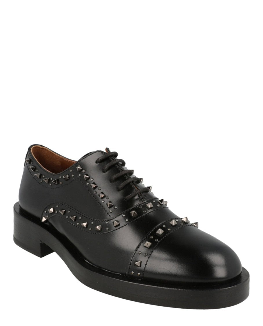 Valentino Gentleglam Studded Wingtip Oxfords