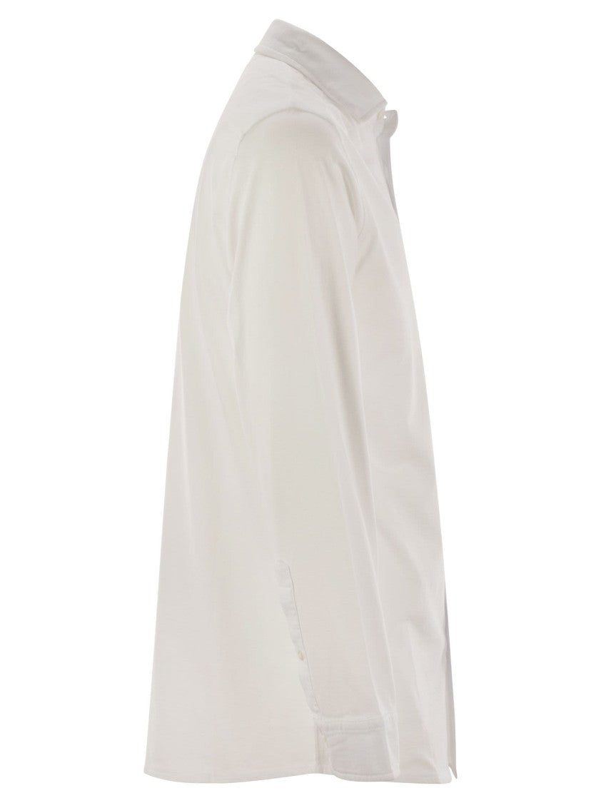 Fay Regular Fit Cotton Jersey Shirt