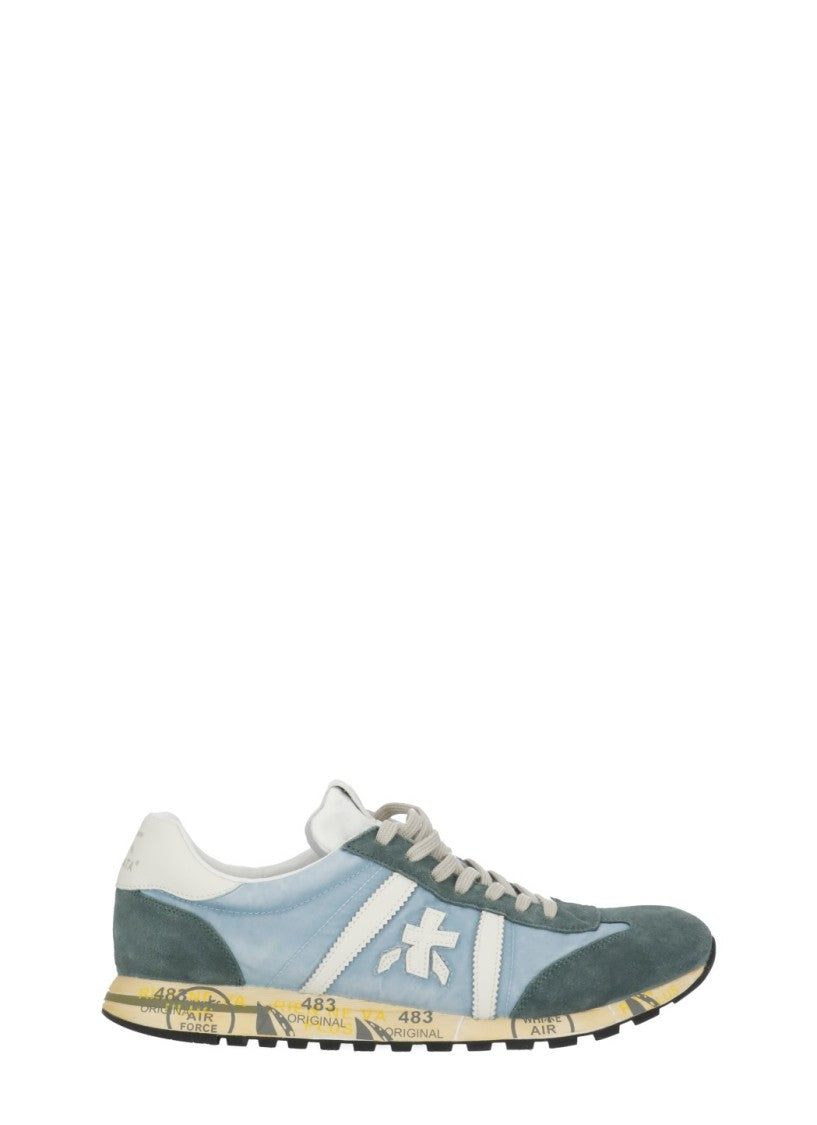 Premiata White Lucy 8188 Fabric Sneakers
