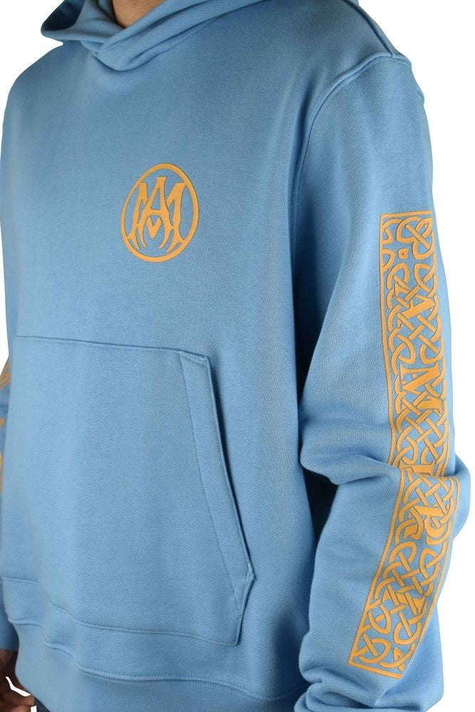 Amiri Hooded Cotton Sweatshirt With Graphic Prints