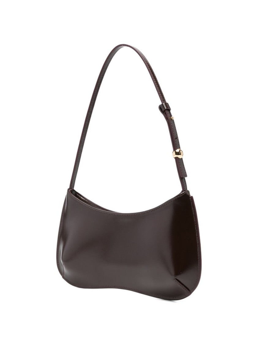 Jacquemus Dark Red Shoulder Bag With Adjustable Strap