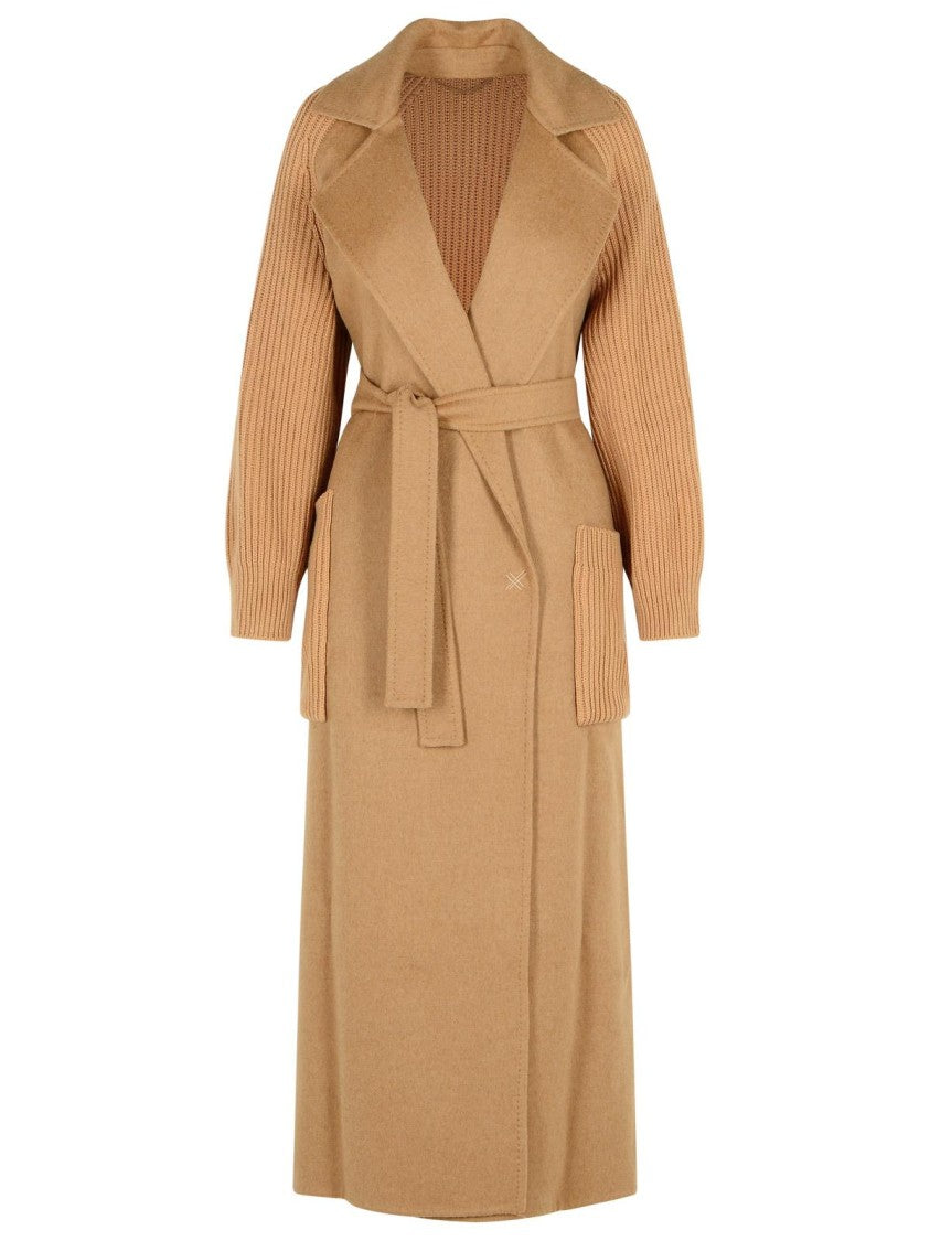 Max Mara 'Berard 1234' Camel Wrap Coat