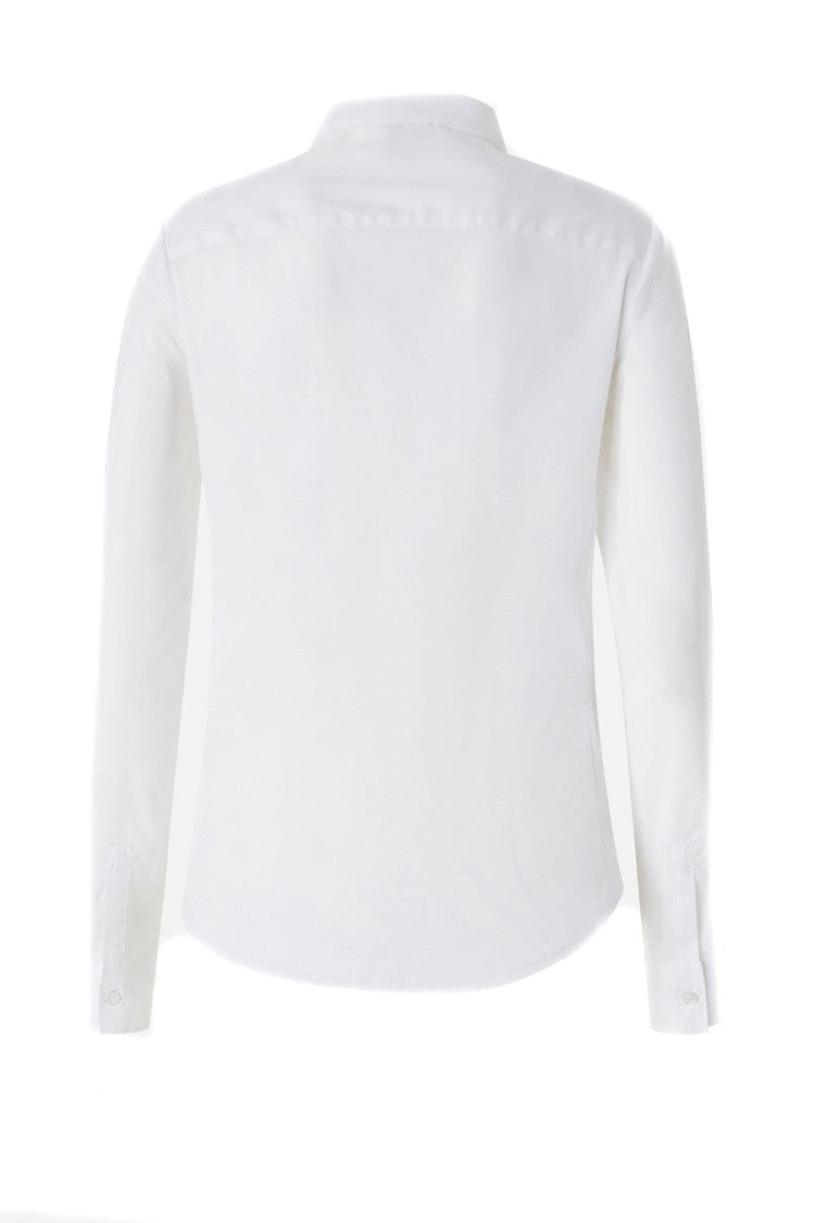 Pinko Classic White Button-Down Tailored Shirt