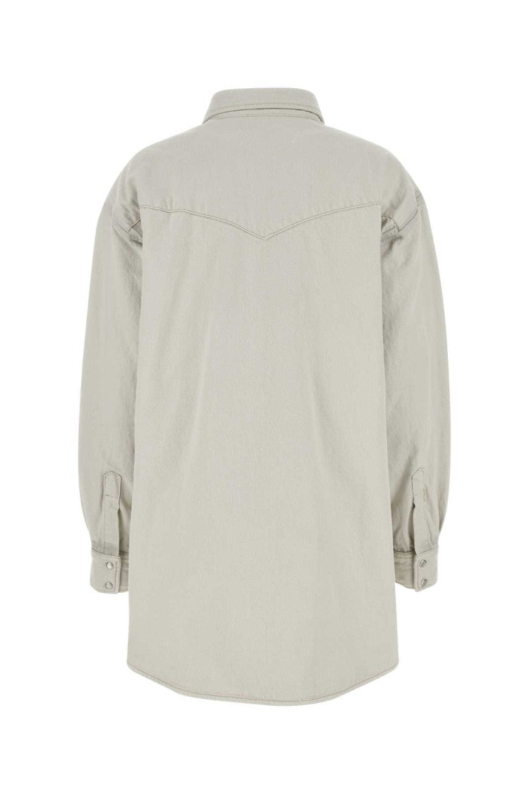 Maison Margiela Chalk Denim Oversize Shirt