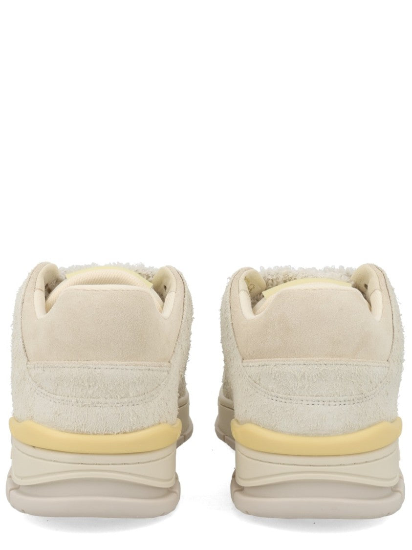 Axel Arigato Beige Area Lo Label Suede Sneakers