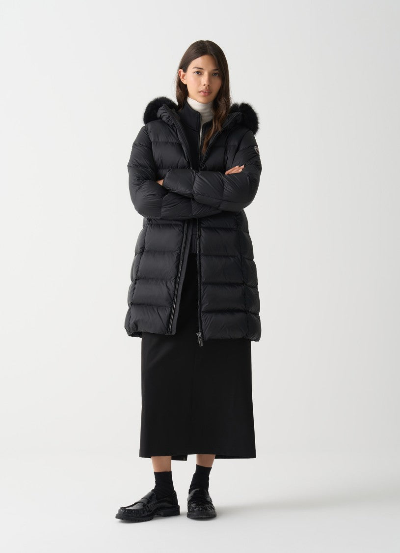 Colmar Originals Long Black Puffer Coat