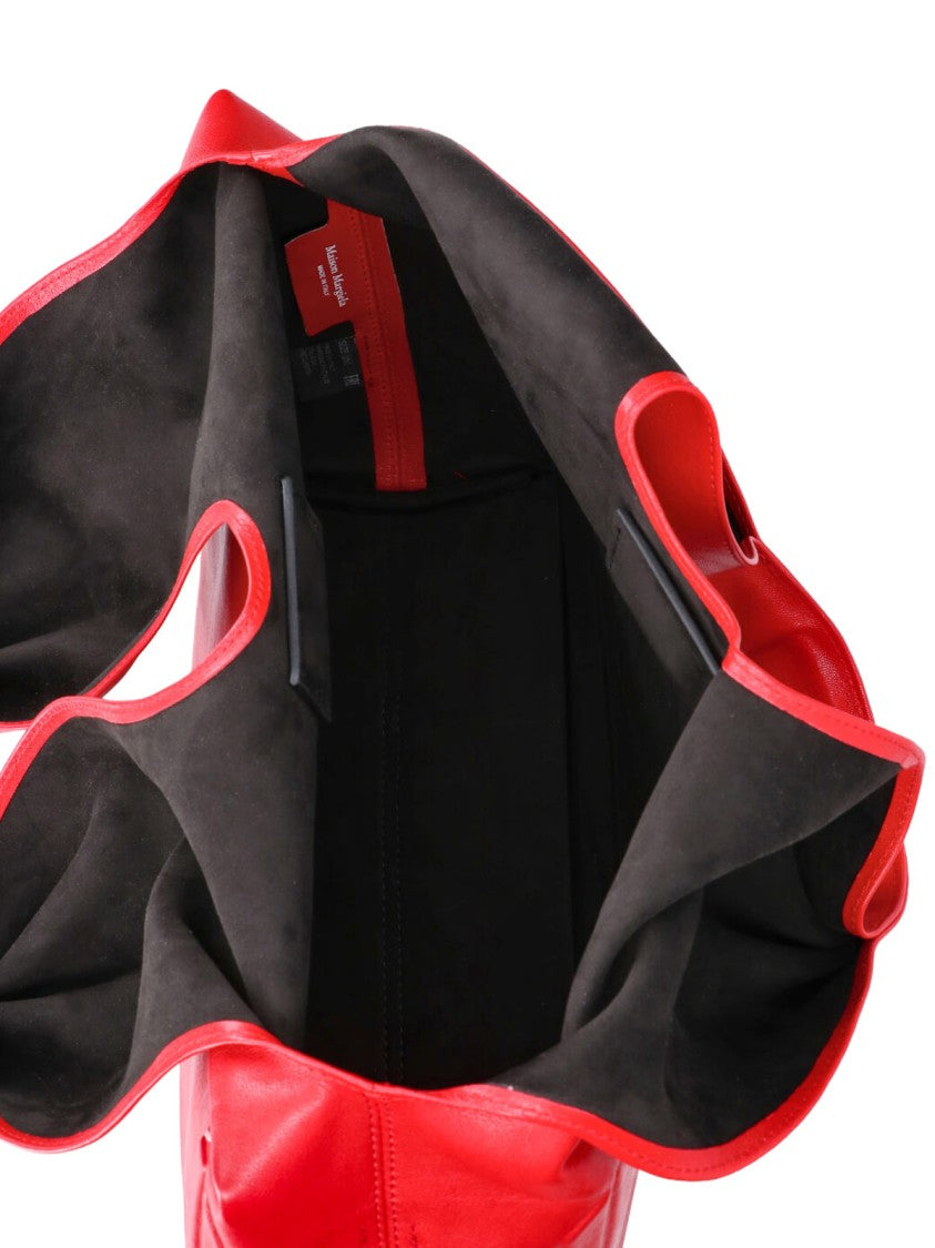 Maison Margiela Red Box Structured Leather Shoulder Bag