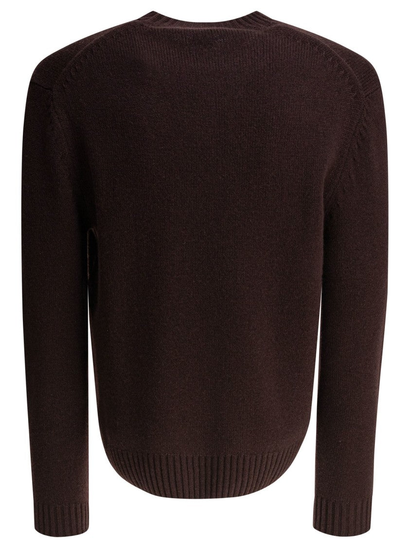 Tom Ford 5 Gauge Cashmere Long Sleeve Crew Neck Sweater