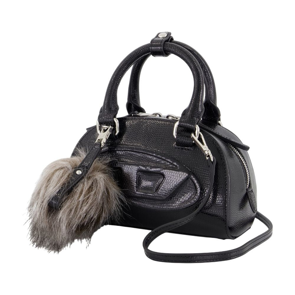 Diesel 1Dr Dome Purse - Leather - Black