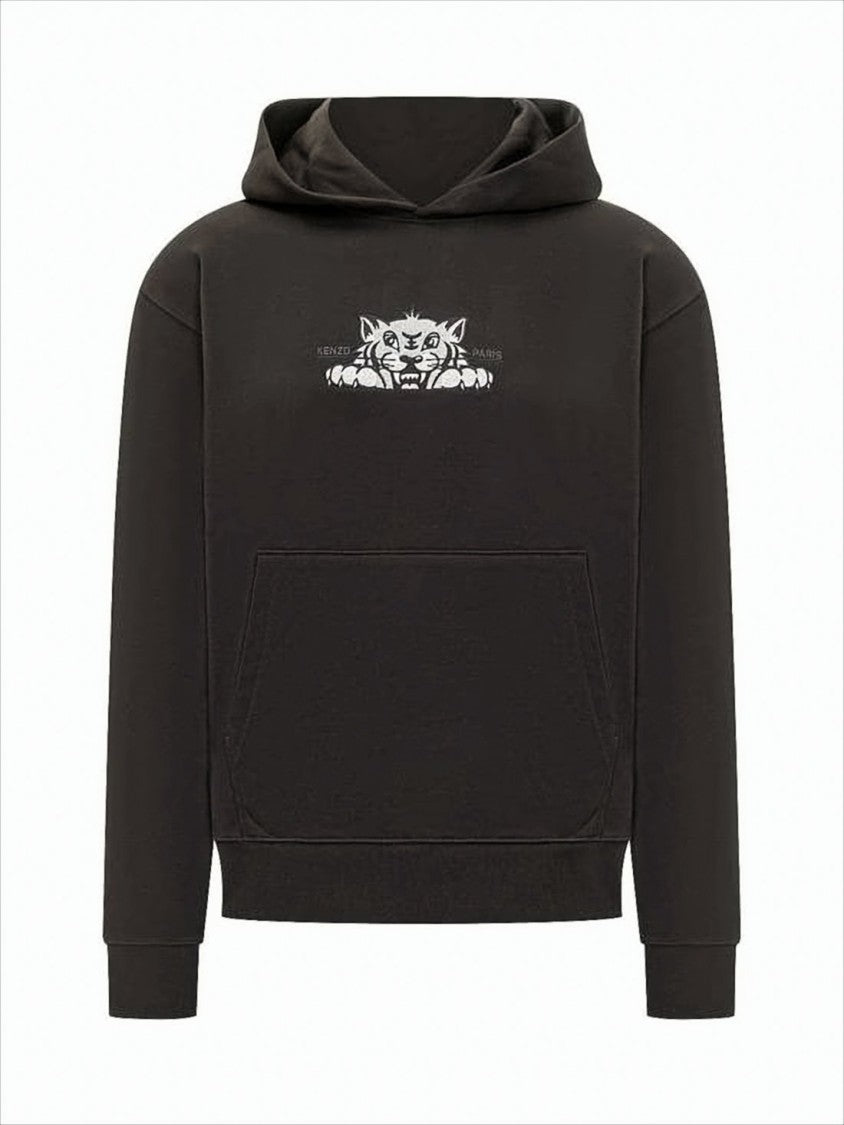 Kenzo Relaxed Fit Tiger Graphic Hoodie