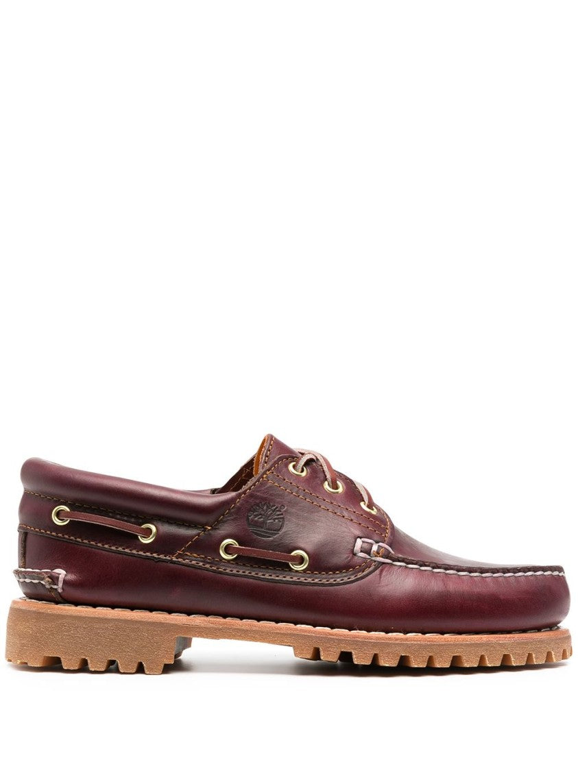 Timberland Moccasin-Inspired Purple Flat Shoes