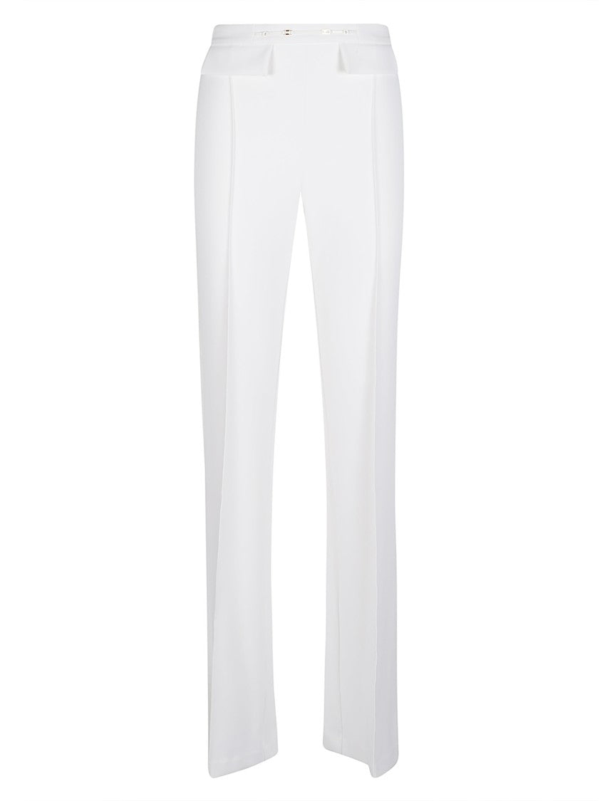 Elisabetta Franchi Essential Tailored Polyester-Blend Straight-Leg Pants
