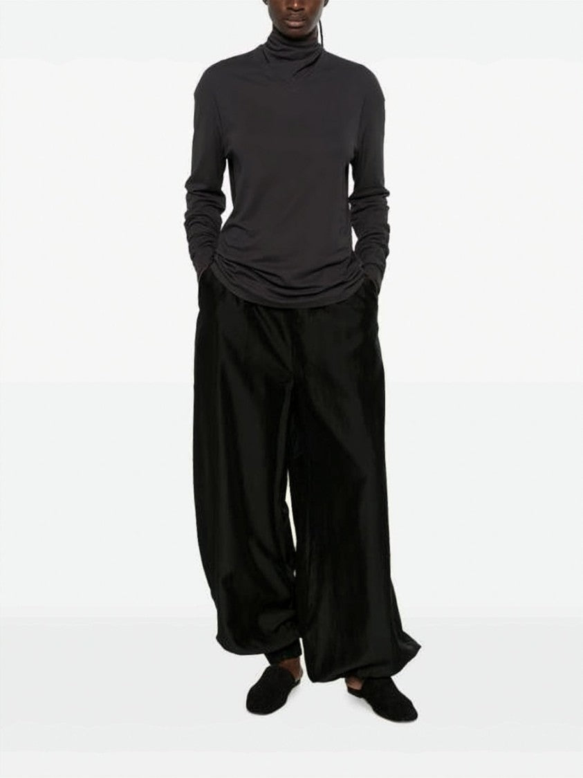 Lemaire Long-Sleeve Top With High Neckline