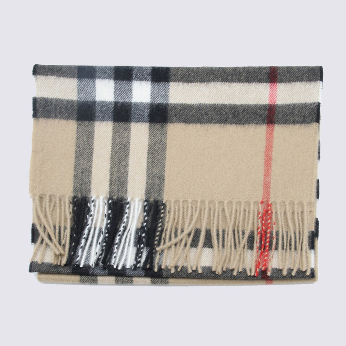 Burberry Beige Cashmere Scarf