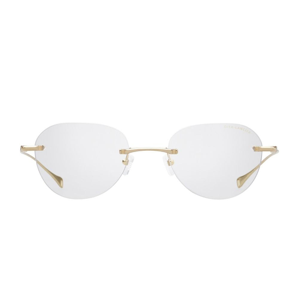 Dita Lancier Lsa 121 Rimless Gold-Toned Phantos Frame Eyeglasses