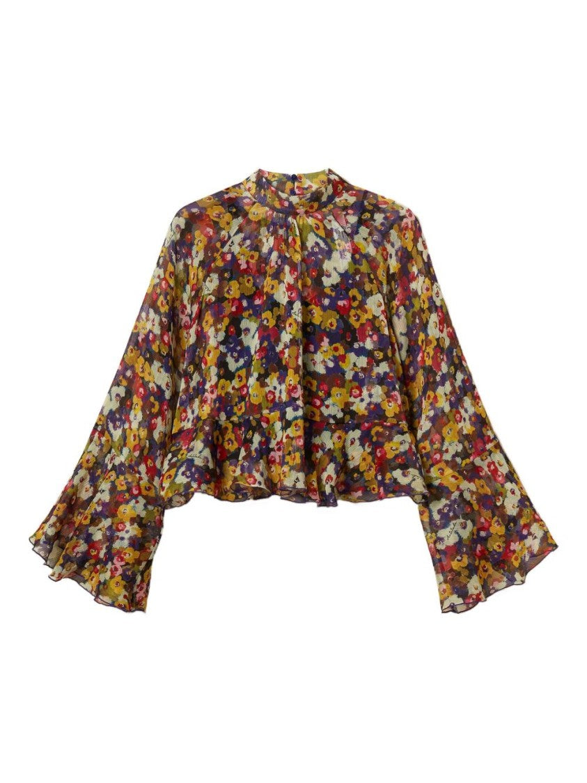 Twin-Set Flowy Floral Print Blouse