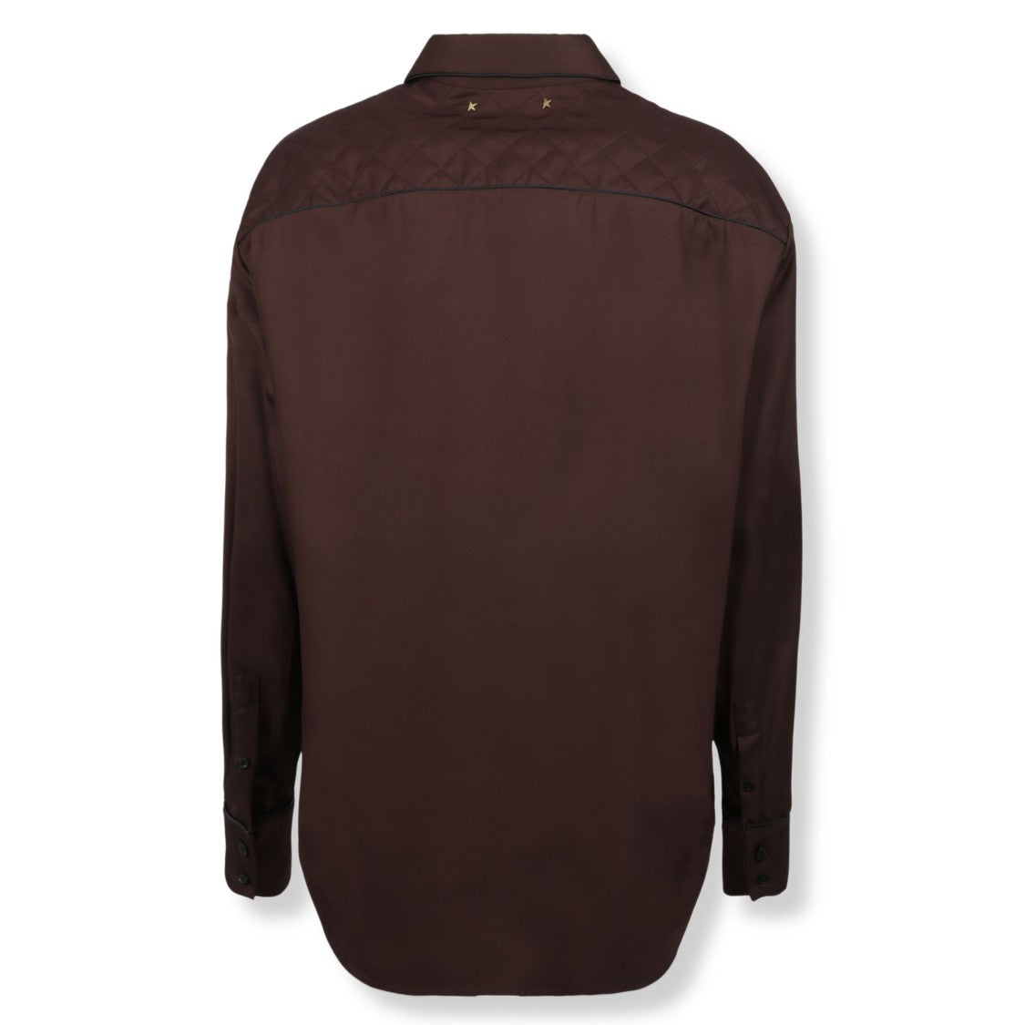 Golden Goose Regular Fit Shirt With Cut Piping