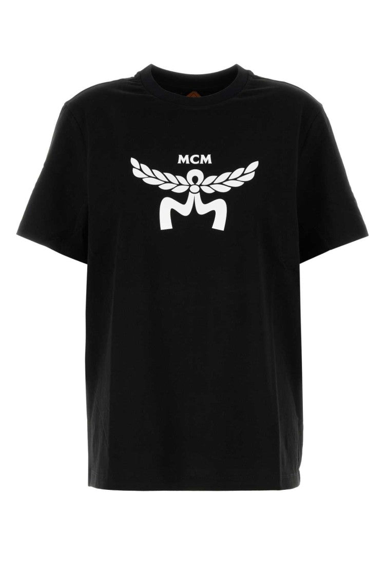 Mcm Black Cotton T-Shirt