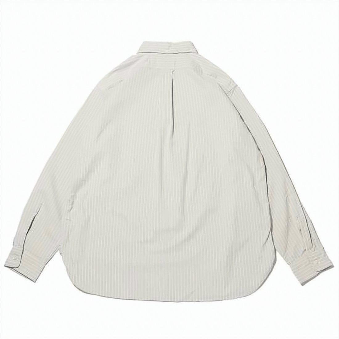 Nanamica Vertical Stripe Long-Sleeve Shirt With Classic Collar