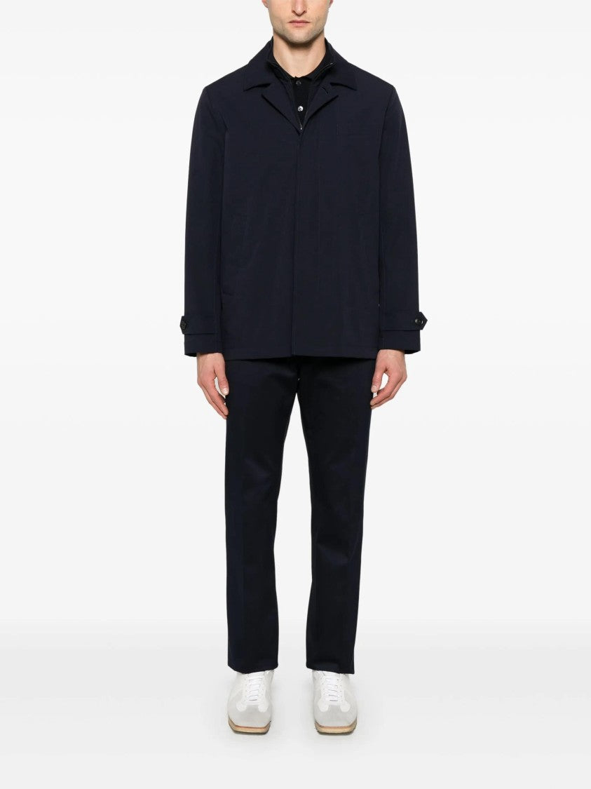 Fay Morning Stretch Minimalist Black Mens Jacket